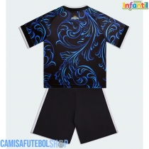 Camisa de time de futebol Argentina Replicas 2º Equipamento Infantil Mundo 2026 Manga Curta (+ Calças curtas)